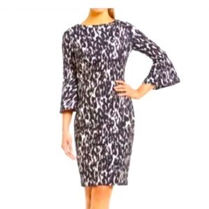 🔥❤️Calvin Klein Bell Sleeve Bodycon Dress